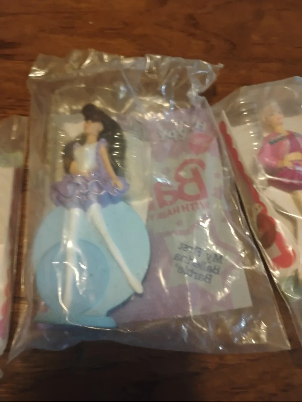 Vintage Barbie Happy Meal Figurines Set of 3 - New in Original Packaging